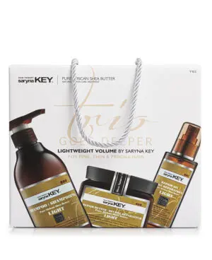 סרינה קיי - מארז טריו שמפו מסכה ושמן שיאה – "לייט" לשיער דק ויבש